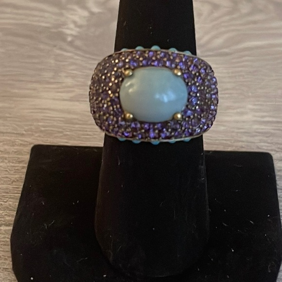 Vintage Heidi Daus Swarovski Crystal Statement Ring. - Picture 1 of 4